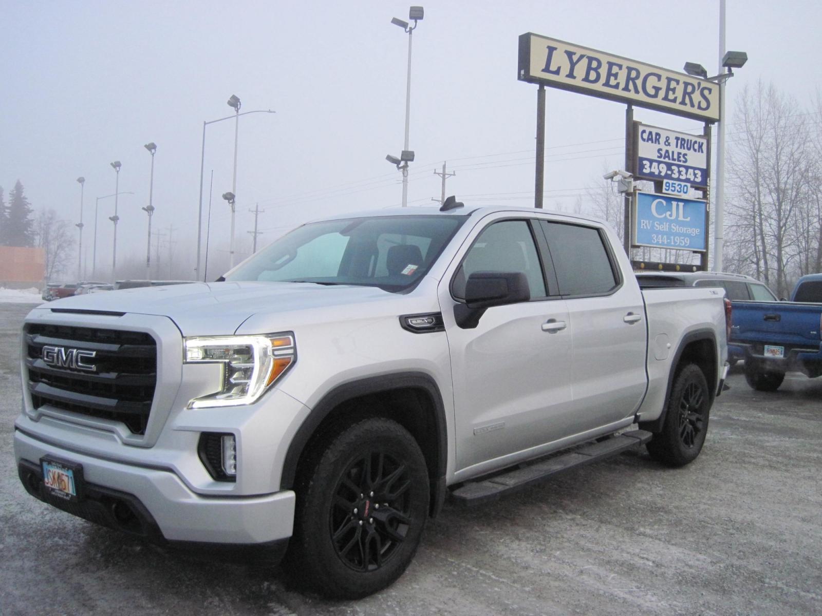 2021 silver /black GMC Sierra 1500 Elevation (3GTU9CED8MG) , located at 9530 Old Seward Highway, Anchorage, AK, 99515, (907) 349-3343, 61.134140, -149.865570 - Nice Low miles GMC Sierra 1500 come take a test drive - Photo #1
